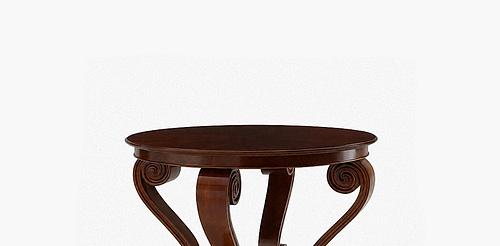Стол One Fifth Scroll Mahogany 