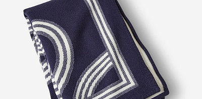 Berken Navy Плед