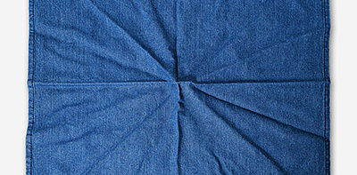 Набор синих салфеток 4 шт Denim