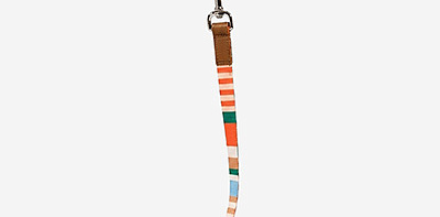 Поводок для собак Striped Orange M