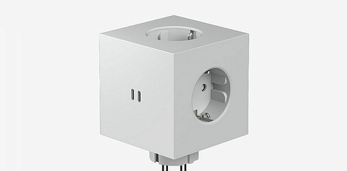 Разветвитель серый Square 2 USB-С