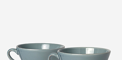 Набор из 2 голубых кружек