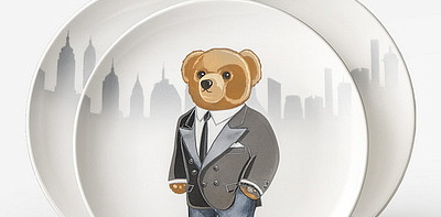 Haven City Bear Набор тарелок 4 шт.