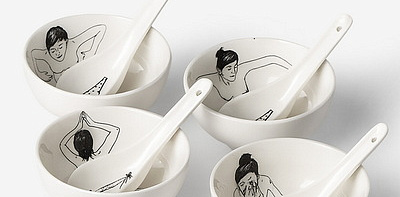 Undressed Чаша с ложкой 4 шт.