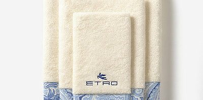 Набор полотенец с деталями голубого цвета Bloom 5 шт.