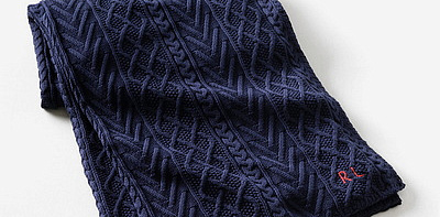 Highland Navy Плед