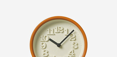 R. Watanabe Chiisana Tokei Orange Часы настенные/настольные