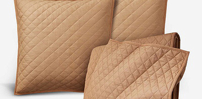 Cromwell Camel Покрывало и 2 наволочки