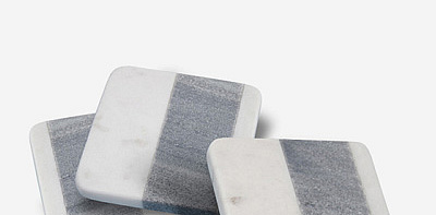 White & Gray Подставки под чашки 4 шт.