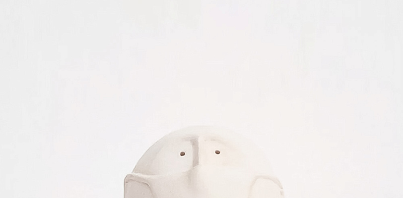 Keep Smiling Clayhead Скульптура