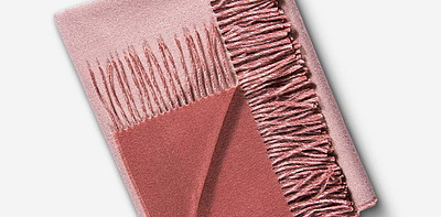 Vintage Pink-Powder Pink Плед