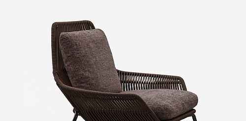 Кресло Prince Cord Caffe/Brown 
