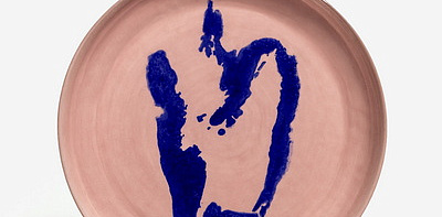 Блюдо, розовый/синий, Оттоленги Feast Pepper S