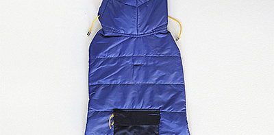 Colorblock Navy Пуховик для собак, размер 5