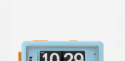 AL-30 Light Blue AM/PM Часы настольные с будильником