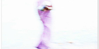 Flou La Femme en rose Картина 120 x 80 см