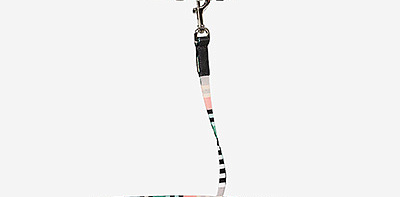 Поводок для собак Striped Green/Charcoal S