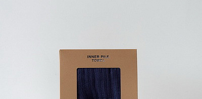 Inner Pile Navy Полотенце