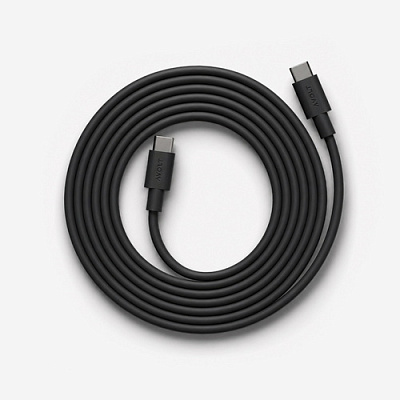 Кабель черный USB-C to USB-C 2 м