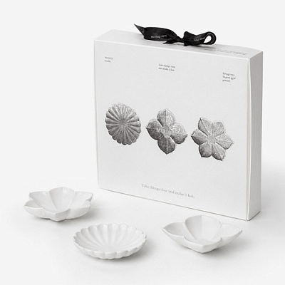 Flower 3 Type Matt Набор пиал 3 шт.