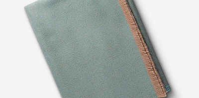 HB Duckegg Eyelash Fringe Плед