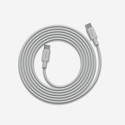 Кабель серый Cable 1 USB-C to USB-C 2 м