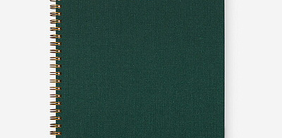 The Notebook Blank Hunter Green Блокнот