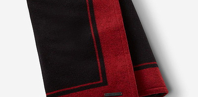 Doverton Black/Red Плед