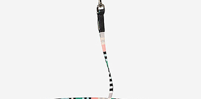Поводок для собак Striped Green/Charcoal L