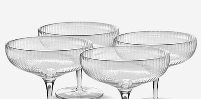 Бокалы для шампанского 4 шт. Сержио Херман Inku 