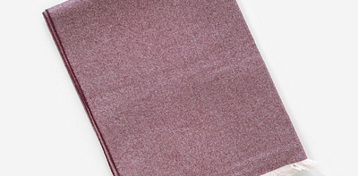 HB Maroon Eyelash Fringe Плед