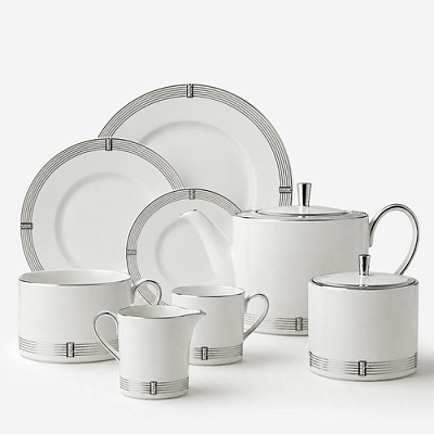 Regency Platinum Чайно-кофейный сервиз на 6 персон