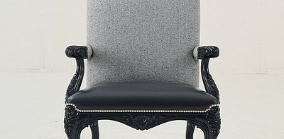 Clivedon Carved Stoneleigh Herringbone Кресло