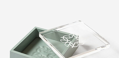 Elie Saab Monogram Square Agata Шкатулка