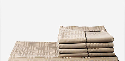 Комплект постельного белья бежевый Monogram