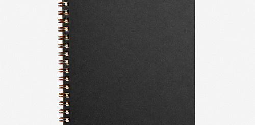 Блокнот Find Ring Note Charcoal Grid