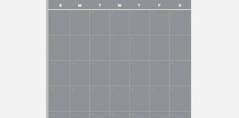 Spectrum Wall Planner Grey Настенный планер