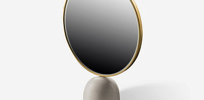 Round White Зеркало