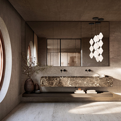 Zone Rectangular Мебель для ванной комнаты