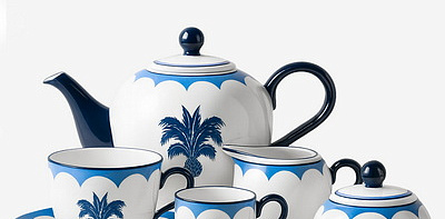 Jaipur Blue Чайно-кофейный сервиз на 6 персон