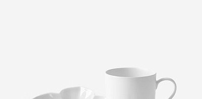 Flower 04 Matt Набор из тарелки и чашки