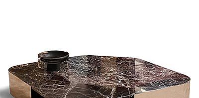 Стол кофейный красный Diagramma