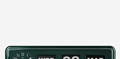 BQ-38 Green Часы настольные