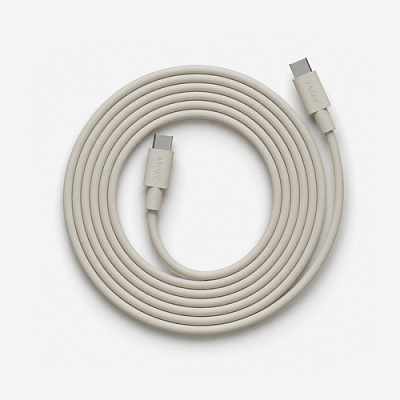 Кабель бежевый USB-C to USB-C 2 м