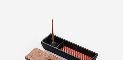 Genjikou III Шкатулка для благовоний с подставкой S