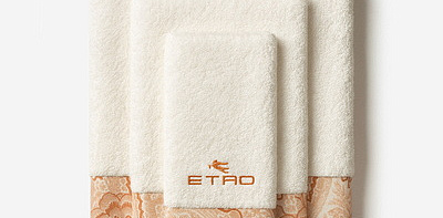 Набор полотенец с деталями оранжевого цвета Bloom 5 шт.