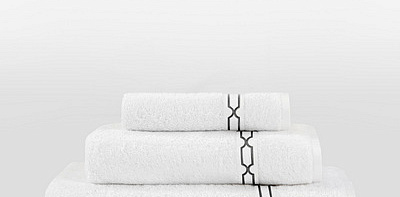 Topkapı Black Набор полотенец 3 шт.