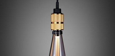 Hooked 1.0 Nude Brass / Smoked Подвесной светильник