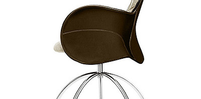 Кресло коричневое Incisa Swivel
