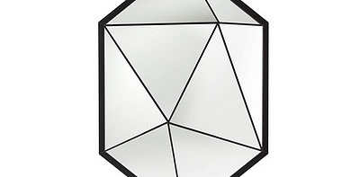 Vlad Hexagonal Black Зеркало